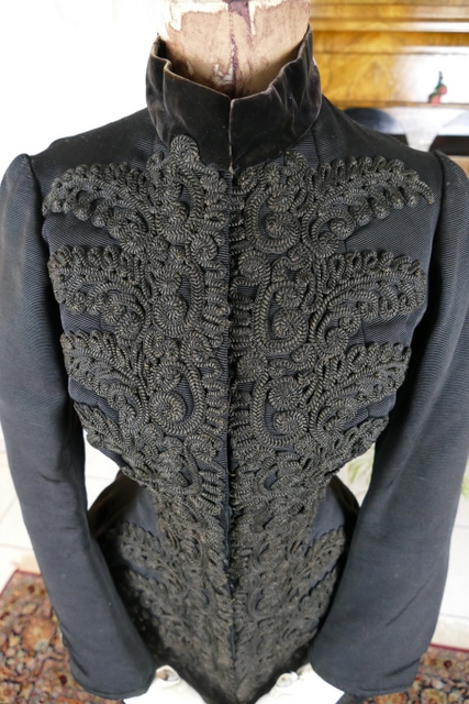 WORTH Jacket, Paris, ca. 1889 - www.antique-gown.com