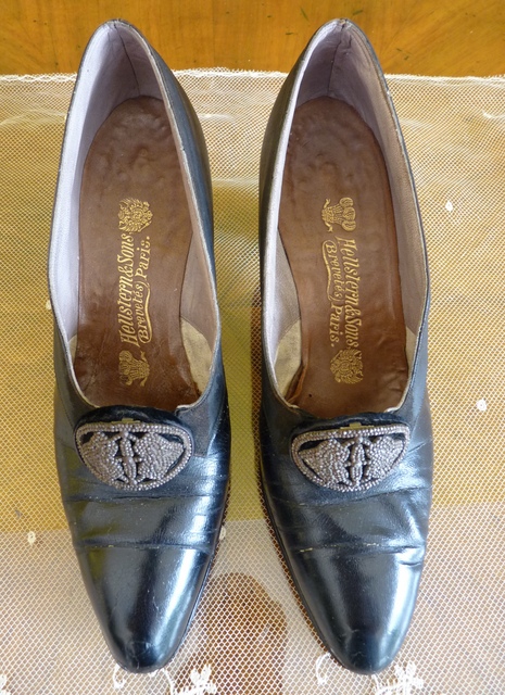 Edwardian Shoes, Hellstern & Sons, Paris, ca. 1905 - www.antique-gown.com