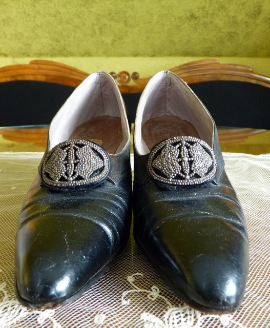 Edwardian Shoes, Hellstern & Sons, Paris, ca. 1905 - www.antique-gown.com
