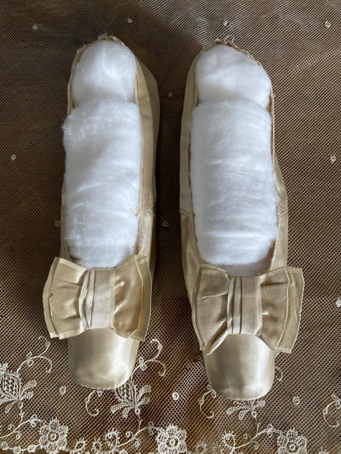antique slippers 1850