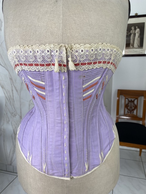 antique spoon corset 1880