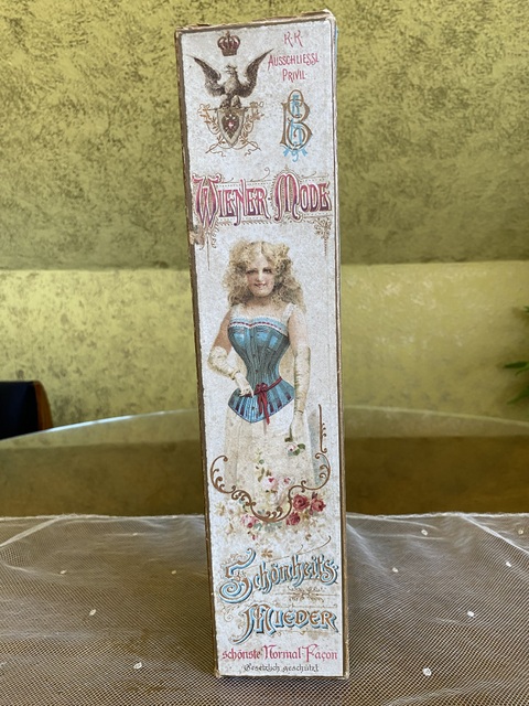 antique corset box 1895