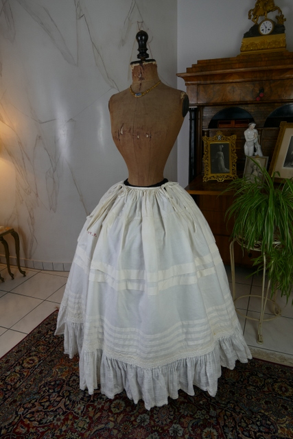 antique petticoat 1855